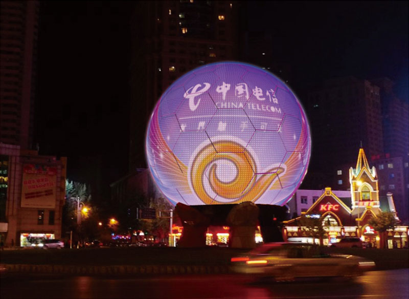 Creative Spherical LED Display