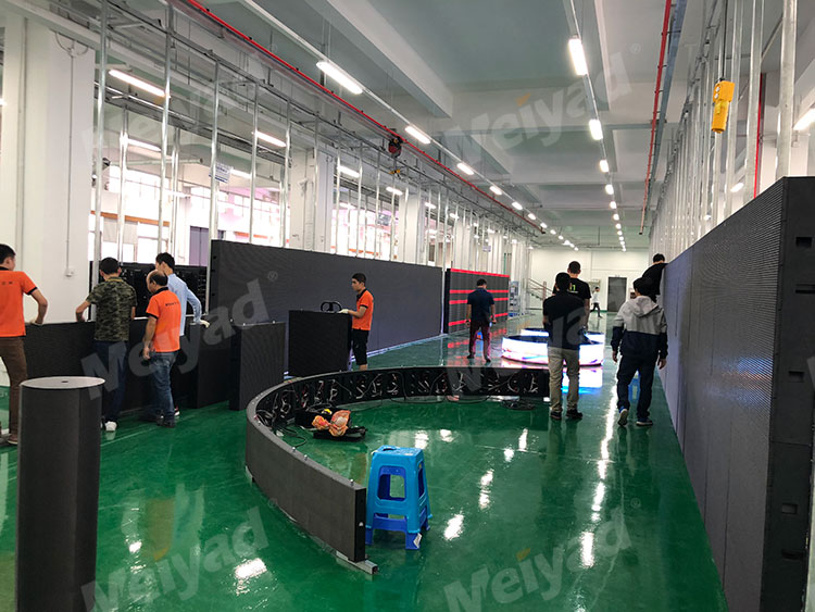 Meiyad LED Display Aging Workshop