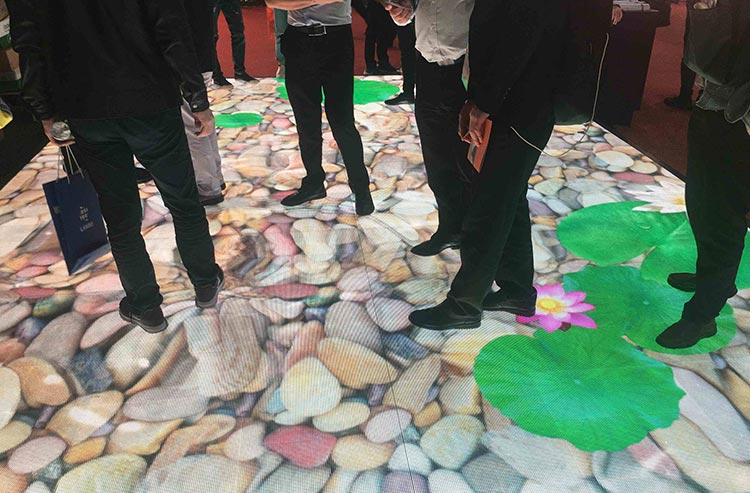 Interactive Floor Tile LED Screen