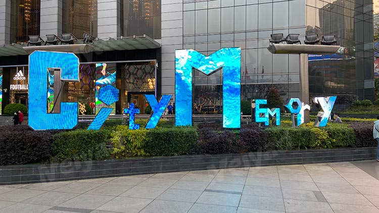 Guangzhou Customized P5 Outdoor Letter Logo LED Sign