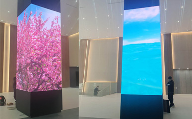 South Korea Indoor P2 Square Column LED Screen