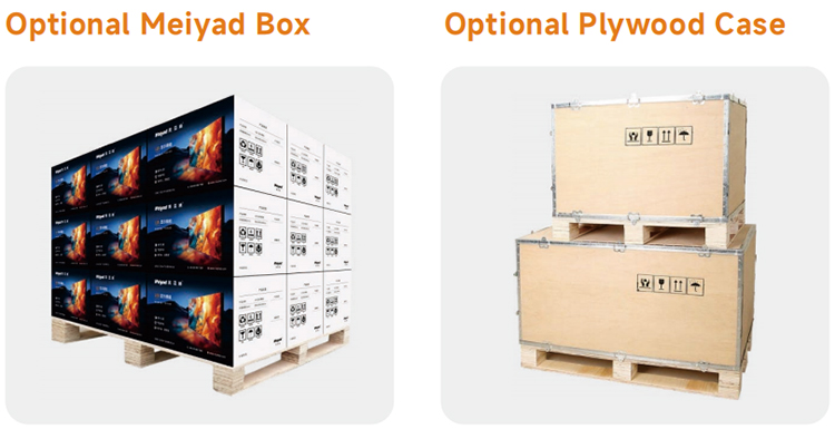 Meiyad LED Display Module Packaging Options